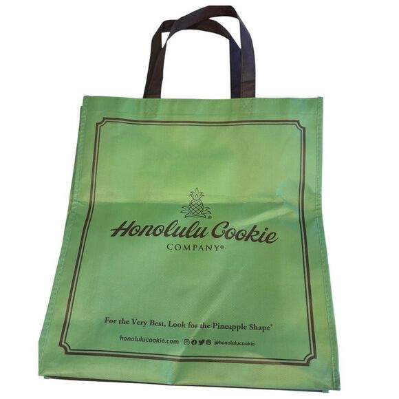 Honolulu Cookie Reusable Shopping Bag Tote - Picture 2 of 6